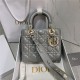 SMALL LADY Dior MY ABCDior BAG Cannage Lambskin Iridescent Grey High