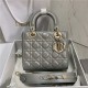 SMALL LADY Dior MY ABCDior BAG Cannage Lambskin Iridescent Grey High