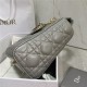 SMALL LADY Dior MY ABCDior BAG Cannage Lambskin Iridescent Grey High