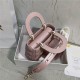 SMALL LADY Dior MY ABCDior BAG Cannage Lambskin Iridescent Pink High