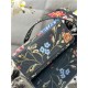 MEDIUM LADY D-LITE BAG Dior Birds Embroidery Black High