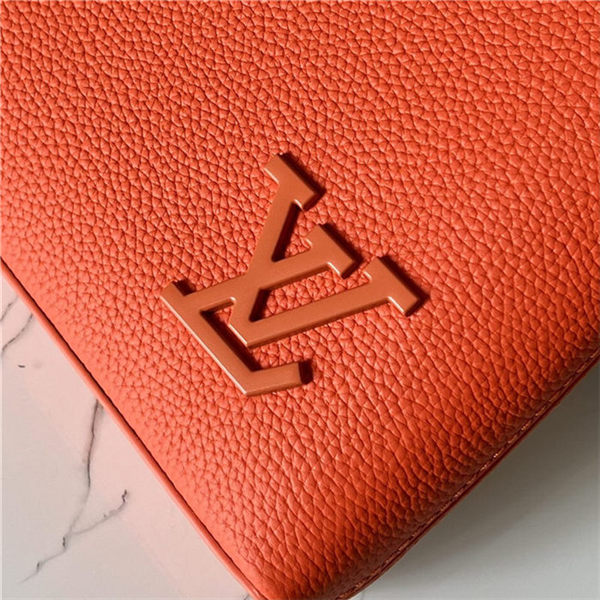 Louis Vuitton Takeoff Pouch grained calf leather M69837 Orange High