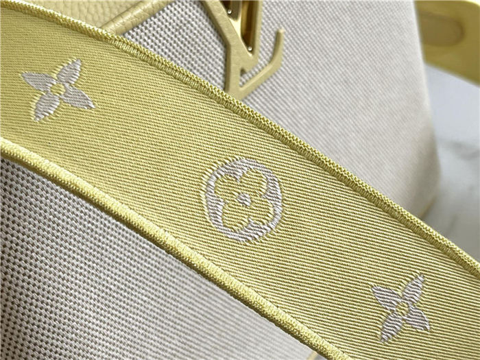 Louis Vuitton Capucines BB Taurillon leather and canvas M59969/M48865 Yellow High