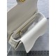 Small Dior Jolie Top Handle Bag Cannage Calfskin Latte High