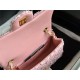 Chanel Mini Classic Flap Bag Tweed Pink-II High