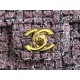 Chanel Mini Classic Flap Bag Tweed Lt-Purple High