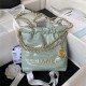 Chanel 22 MINI HANDBAG Shiny Calfskin & Gold-Tone Metal AS3980 High