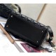 MEDIUM LADY Dior BAG Cannage Lambskin Black High 