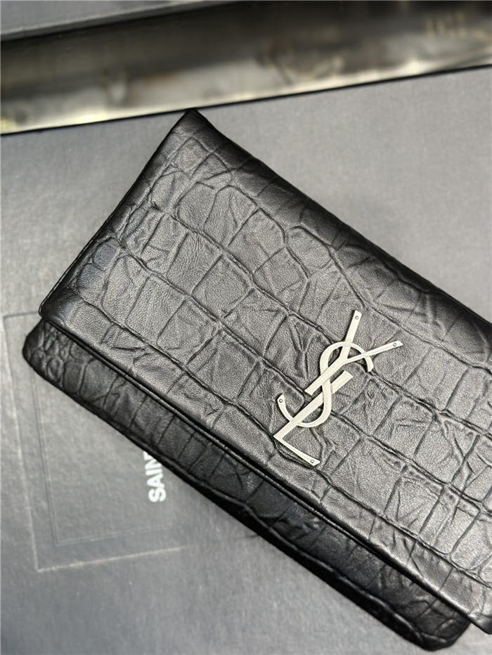 YSL West Hollywood Pouch Crocodile High