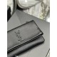 YSL West Hollywood Pouch GRAIN DE POUDRE EMBOSSED LEATHER High