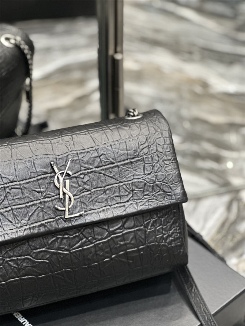 YSL West Hollywood Large Crocodile High