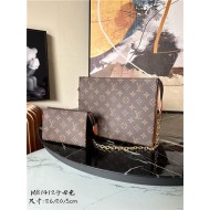 Louis Vuitton Toiletry Pouch On Chain Monogram coated canvas M81412 High