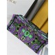 MEDIUM Dior BOOK TOTE Dior Indian Purple Embroidery High