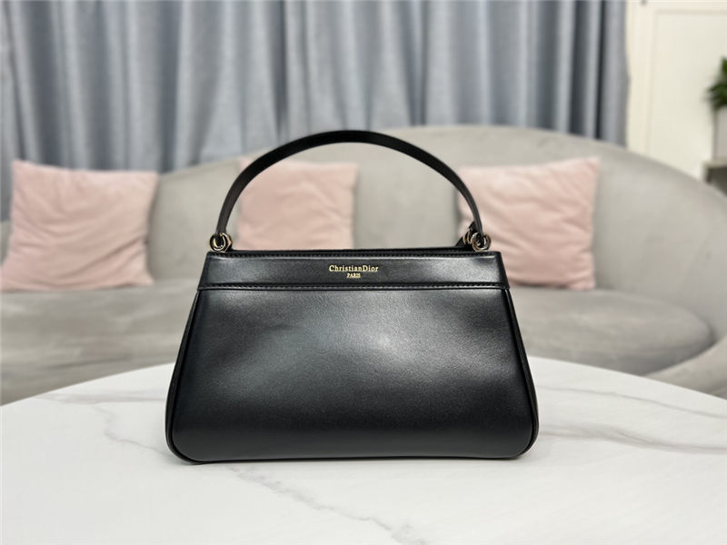 DIOR KEY MEDIUM BAG Box Calfskin Black High