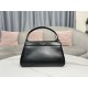 DIOR KEY MEDIUM BAG Box Calfskin Black High