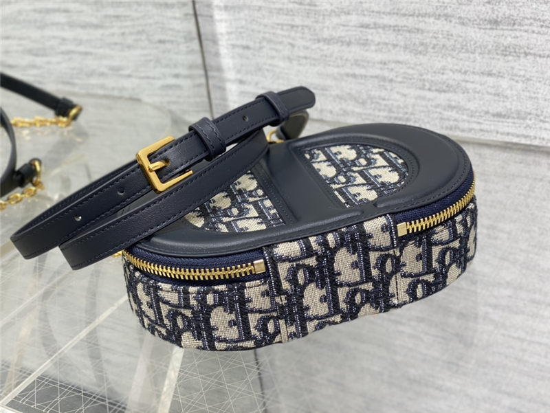 CD SIGNATURE OVAL CAMERA BAG Dior Oblique Jacquard High