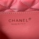 Chanel 22 MINI HANDBAG Shiny Calfskin Pink-Dk & Gold-Tone Metal AS3980 High