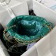 Chanel 22 MINI HANDBAG Shiny Calfskin Green-Dk & Gold-Tone Metal AS3980 High