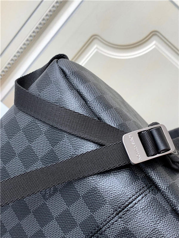 Louis Vuitton DISCOVERY BACKPACK PM Damier Infini cowhide leather and Damier Graphite coated canvas N40436 High