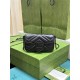 GG MARMONT MATELASSÉ SUPER MINI BAG 476433 Black High