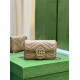 GG MARMONT MATELASSÉ SUPER MINI BAG 476433 Beige High