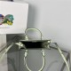 Small Saffiano leather handbag 1BA333 Green High