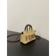 Fendi By The Way Mini Boston bag Straw Natural High