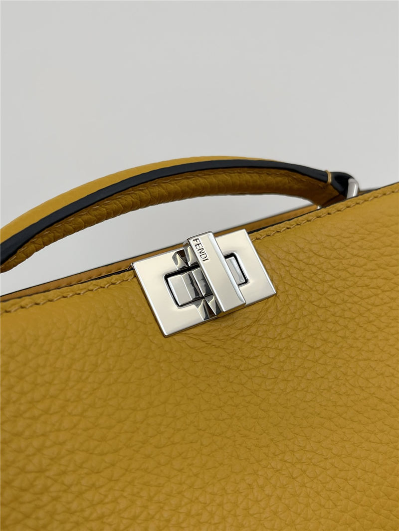 Peekaboo ISeeU XCross leather bag Yellow High