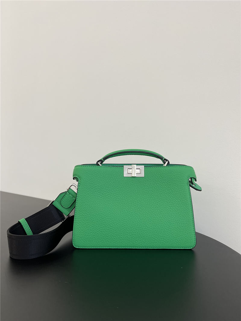 Peekaboo ISeeU XCross leather bag Green High