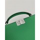 Peekaboo ISeeU XCross leather bag Green High