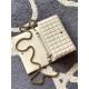 CASSANDRE MATELASSÉ CARRÉ CHAIN WALLET IN QUILTED LEATHER High