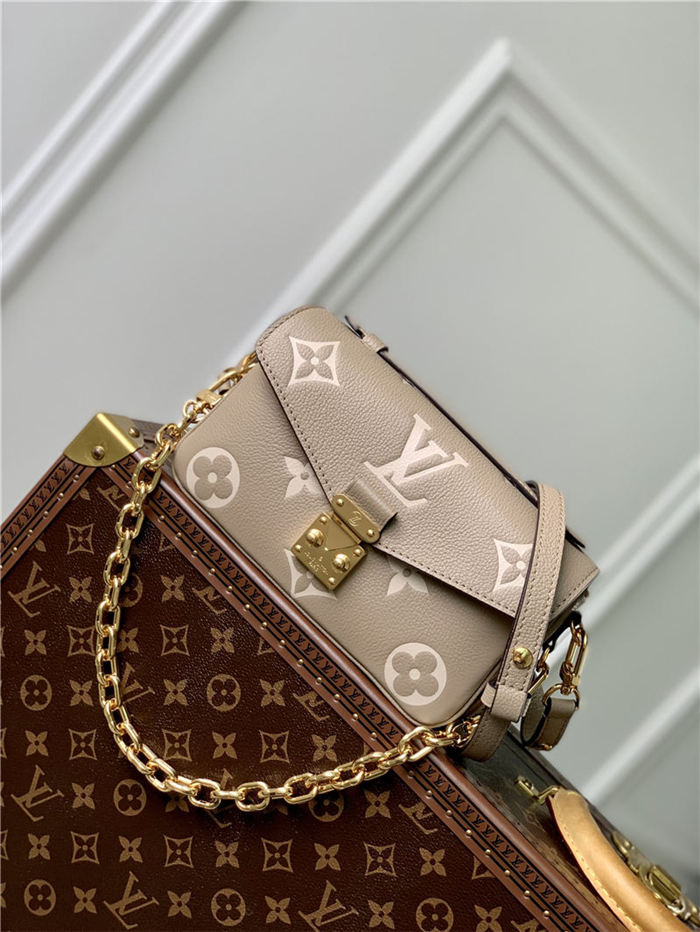 Louis Vuitton POCHETTE MÉTIS EAST WEST Monogram Empreinte embossed cowhide leather M23081 High