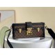 Louis Vuitton PETITE MALLE East West Monogram coated canvas M20847 Shiny-Gold High