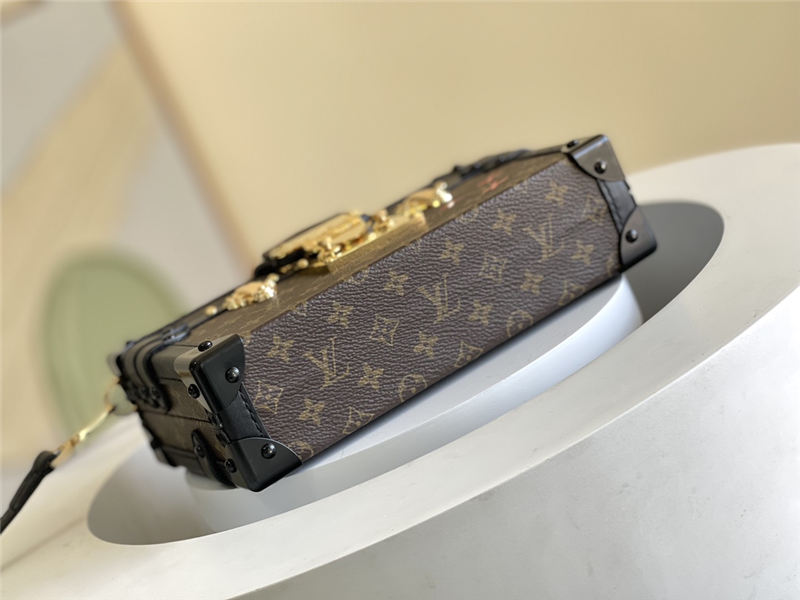 Louis Vuitton PETITE MALLE Monogram coated canvas M45943 Shiny-Gold High