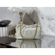 YSL HOBO BAG LEATHER White 681632 High