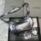 WOMEN'S LE CAGOLE SMALL SHOULDER BAG IN Silver Grey High