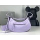 WOMEN'S LE CAGOLE SMALL SHOULDER BAG Corocodile IN Lilac High