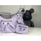 WOMEN'S LE CAGOLE SMALL SHOULDER BAG Corocodile IN Lilac High