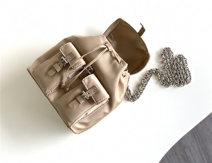 Prada Re-Nylon mini backpack Beige High