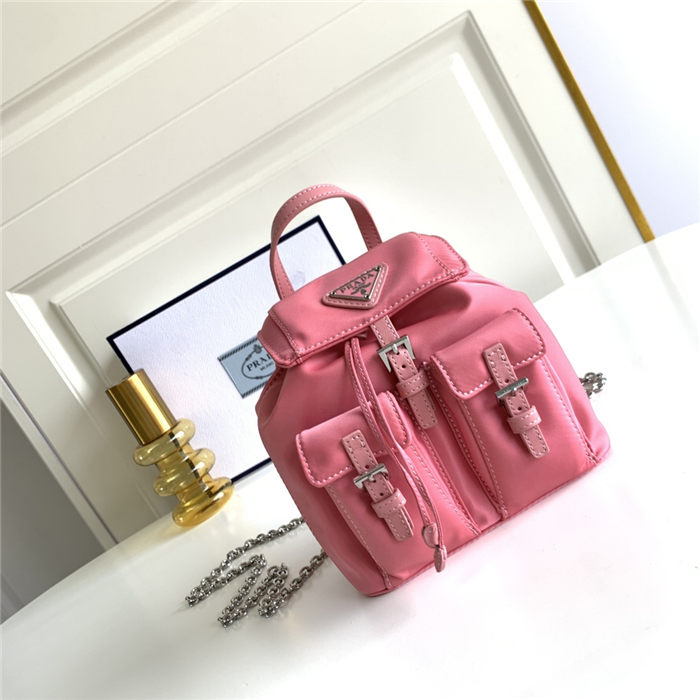 Prada Re-Nylon mini backpack Pink High