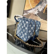 Louis Vuitton SQUARE BAG Denim M59611 High