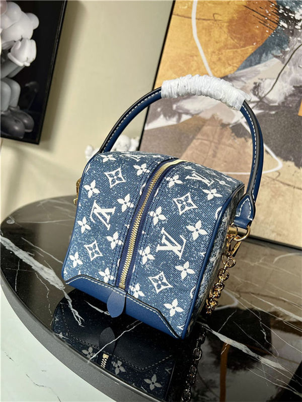 Louis Vuitton SQUARE BAG Denim M59611 High