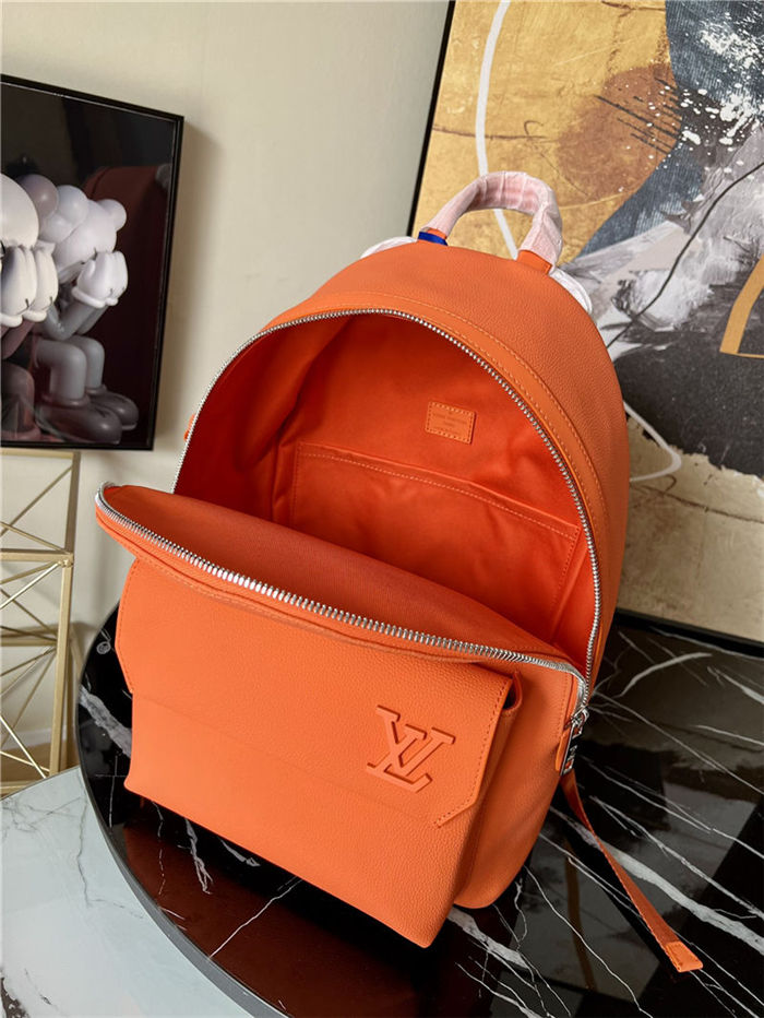 Louis Vuitton BACKPACK M57079 Aerogram leather Orange High