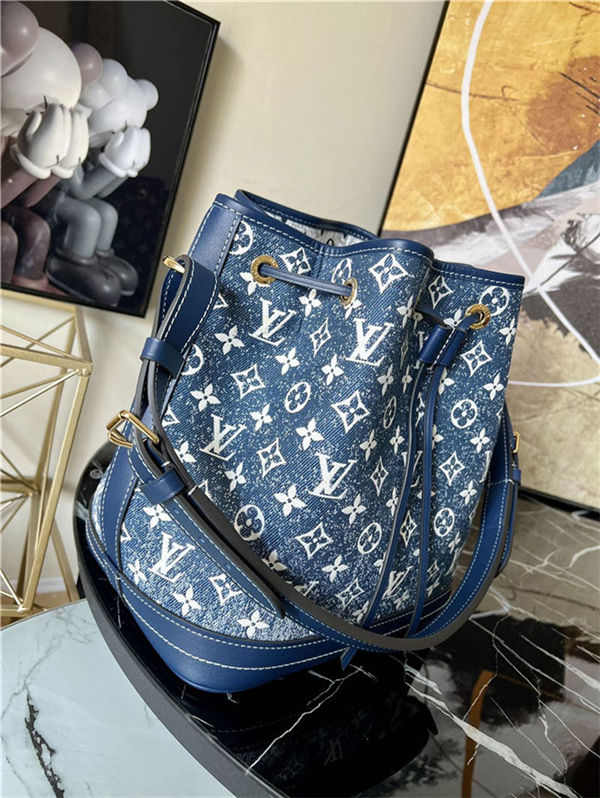 Louis Vuitton Petit Noé Denim M59606 High