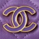 Chanel CLUTCH WITH CHAIN AP2638 Lambskin, Enamel & Gold-Tone Metal Purple A