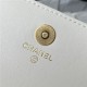 Chanel CLUTCH WITH CHAIN AP2638 Lambskin, Enamel & Gold-Tone Metal White A