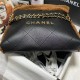 Chanel 22 SMALL HANDBAG Gold-Tone Metal AS3260 High