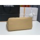 Chanel Vintage Hobo Bag Grained Calfskin AS0814 Beige High