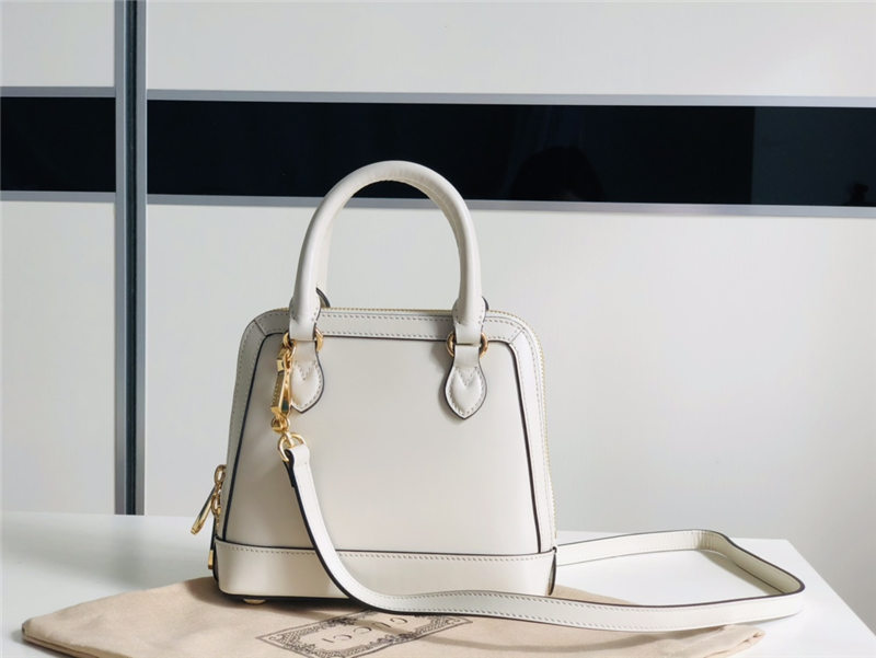 Gucci Horsebit 1955 mini top handle bag White high