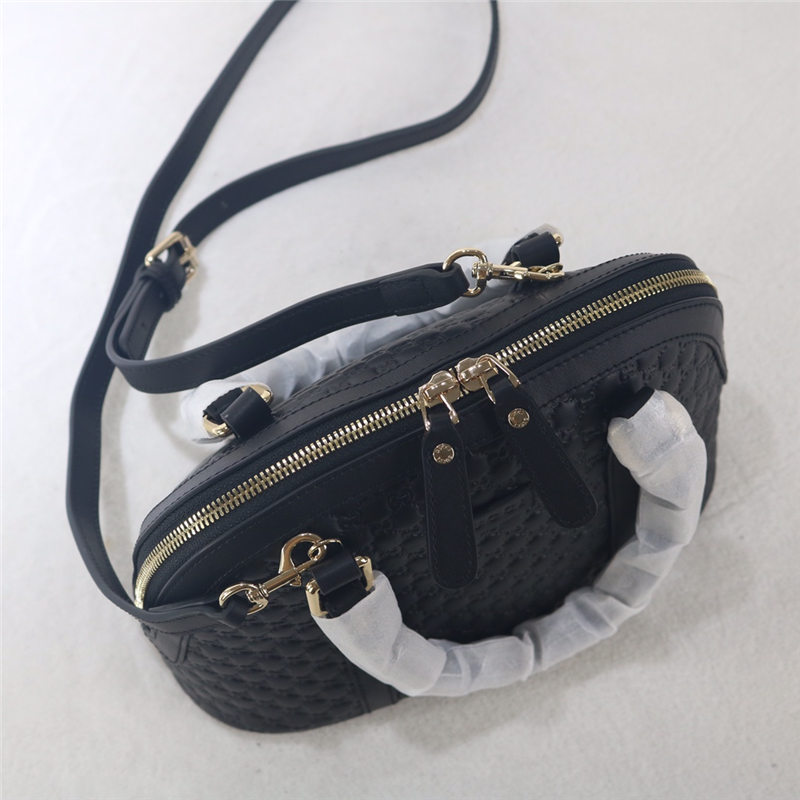 Gucci Mini Dome Handbag 449654 Black High